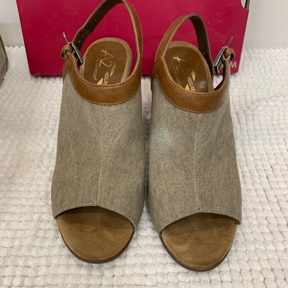 Canvas shoe-tie with leather strap - Picture 1 of 4